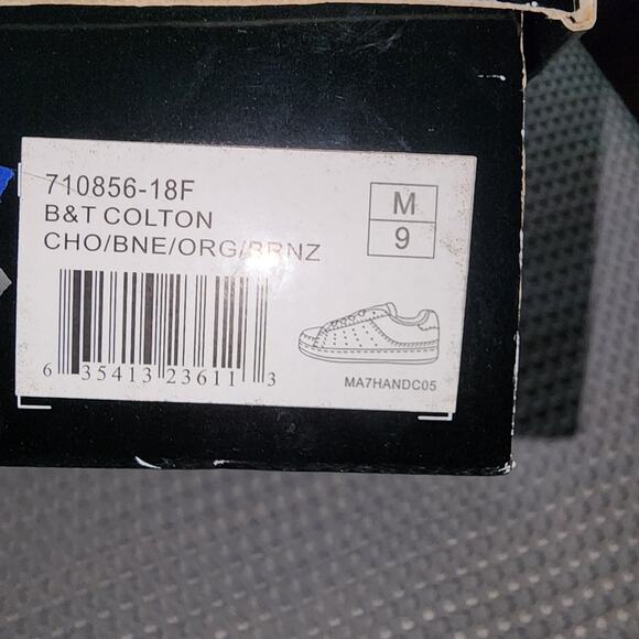 BITTER & TWISTED  NIB MENS SIZE 9M COLTON PLAID & LEATHER SKATEBOARD SNEAKERS - Picture 4 of 12